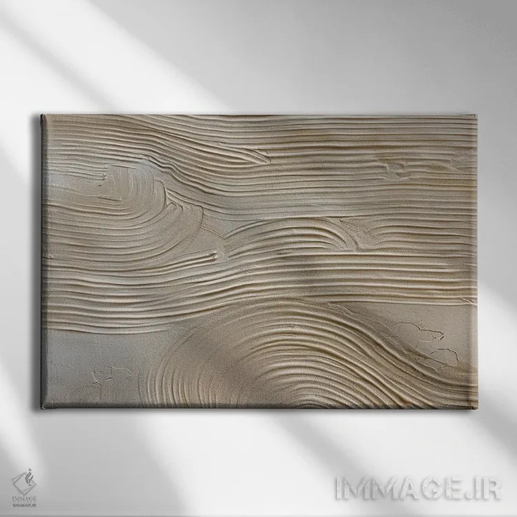 تابلو ماسهٔ شانهزده در جریان مینیمالیستی اثر ۳۳ استخوان شکسته - نمای روبهرو روی دیوار