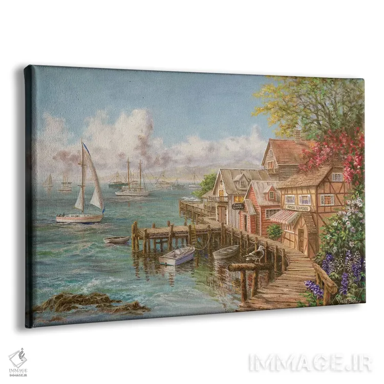 تابلو پناهگاه دریانورد اثر نیکی بومه - نمای پرسپکتیو محصول