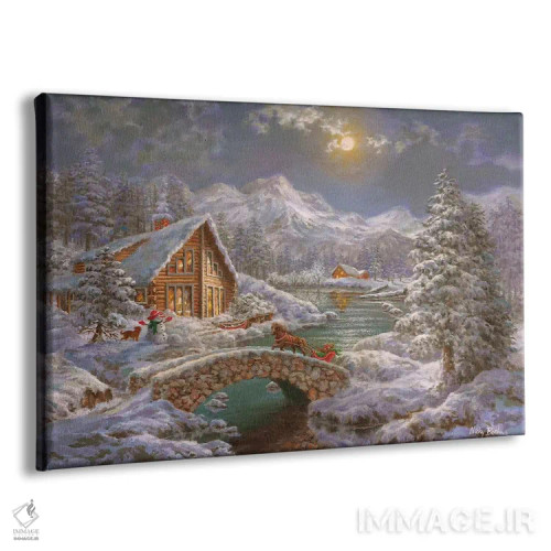 تابلو فصل جادویی طبیعت اثر نیکی بومه - نمای پرسپکتیو محصول