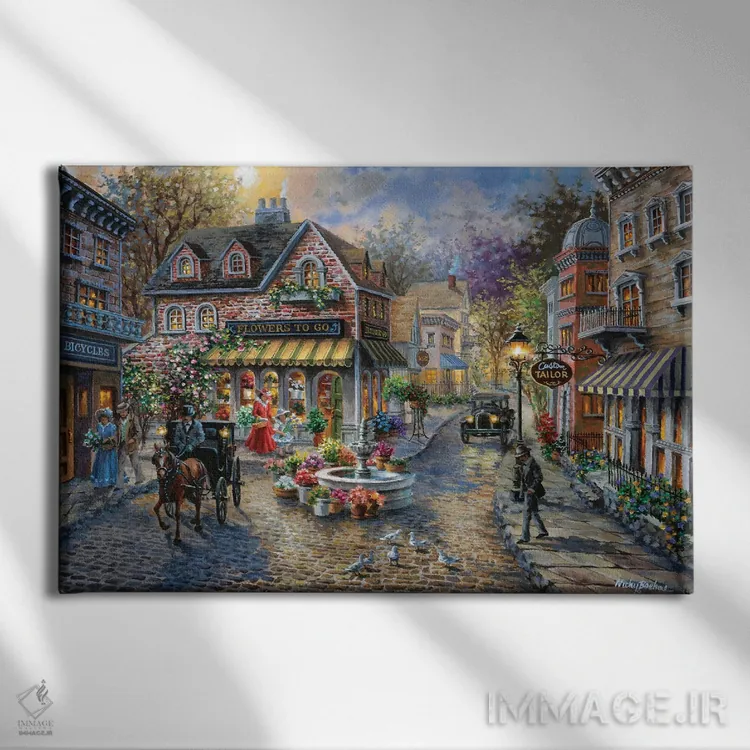 تابلو یادآوری اثر نیکی بومه - نمای روبهرو روی دیوار