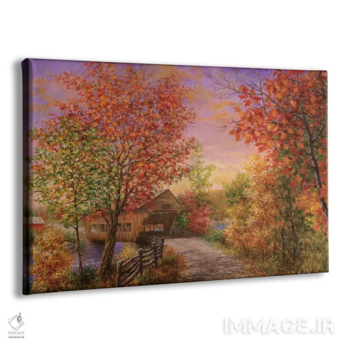 تابلو رنگ پاییزی مُد اثر نیکی بومه - نمای پرسپکتیو محصول