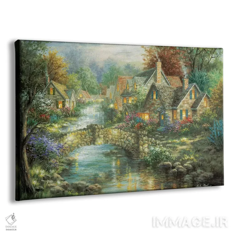 تابلو پل استونهِج اثر نیکی بومه - نمای پرسپکتیو محصول