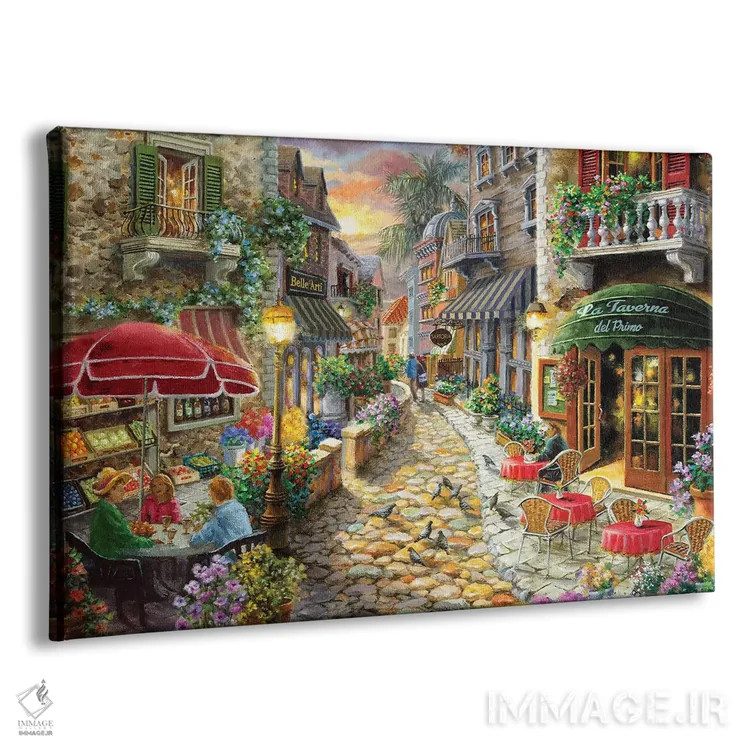 تابلو اوایل عصر در آولا اثر نیکی بومه - نمای پرسپکتیو محصول