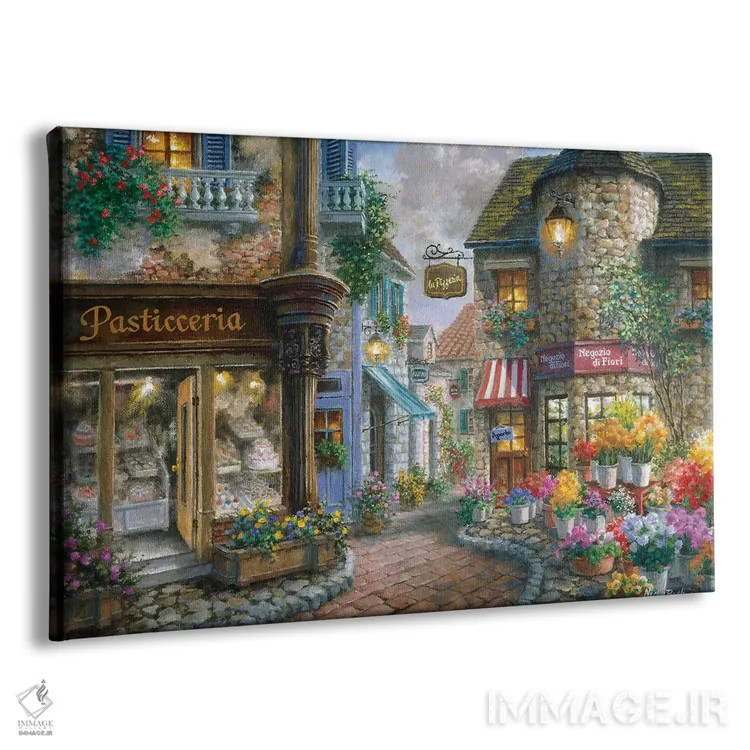 تابلو میدان زیبای بلا اثر نیکی بومه - نمای پرسپکتیو محصول