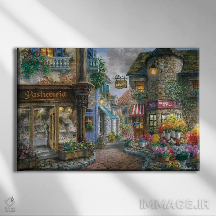 تابلو میدان زیبای بلا اثر نیکی بومه - نمای روبهرو روی دیوار