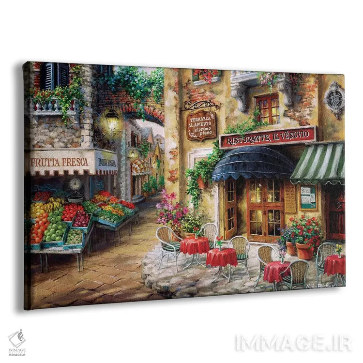 تابلو میل بفرمایید (اصطلاح ایتالیایی) اثر نیکی بومه - نمای پرسپکتیو محصول