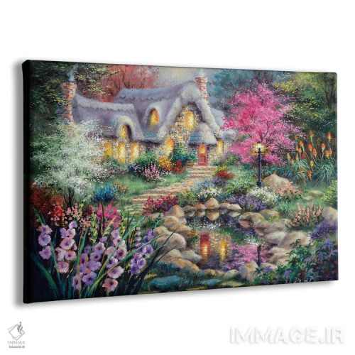 تابلو حوضچهٔ کلبه اثر نیکی بومه - نمای پرسپکتیو محصول