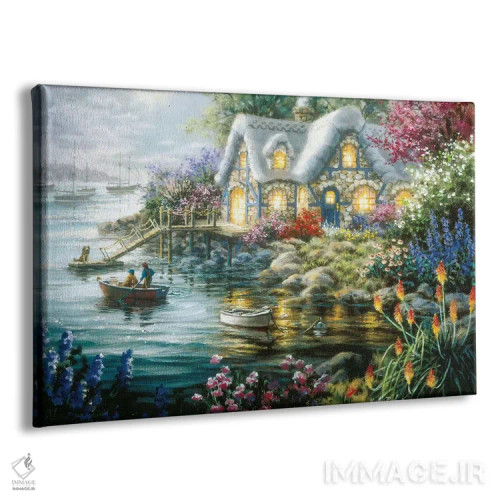 تابلو خلیج کلبه اثر نیکی بومه - نمای پرسپکتیو محصول