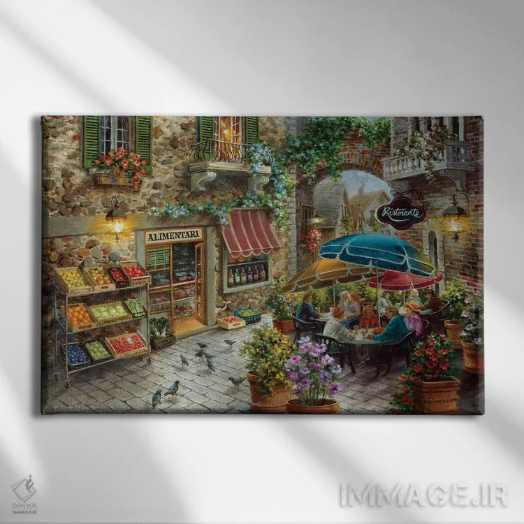 تابلو رضایت اثر نیکی بومه - نمای روبهرو روی دیوار