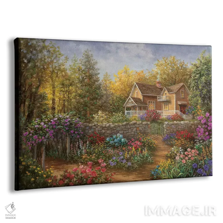 تابلو مسیر رنگین اثر نیکی بومه - نمای پرسپکتیو محصول