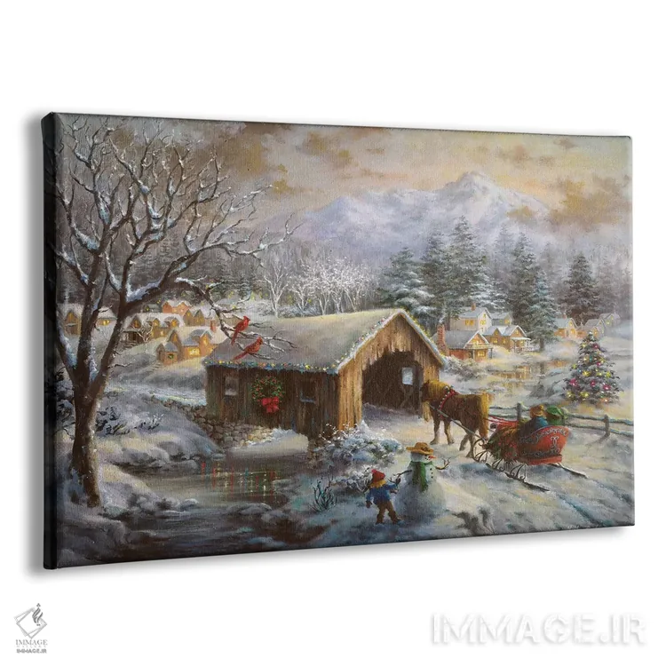 تابلو پل پوشیده اثر نیکی بومه - نمای پرسپکتیو محصول