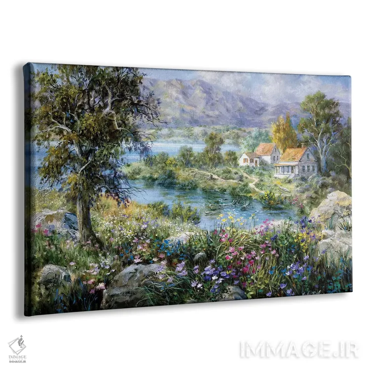 تابلو کلبهٔ افسونشده اثر نیکی بومه - نمای پرسپکتیو محصول