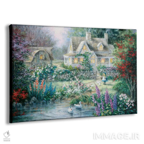 تابلو غذا دادن به غازها اثر نیکی بومه - نمای پرسپکتیو محصول