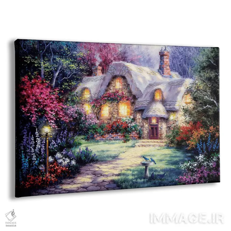 تابلو کلبهٔ باغی اثر نیکی بومه - نمای پرسپکتیو محصول