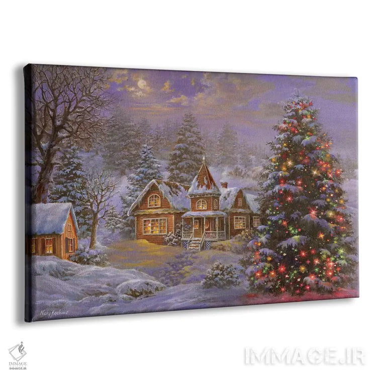 تابلو تعطیلات شادیبخش اثر نیکی بومه - نمای پرسپکتیو محصول