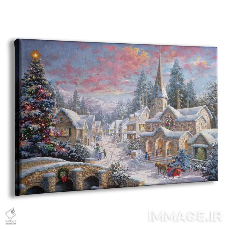 تابلو بهشت روی زمین یک اثر نیکی بومه - نمای پرسپکتیو محصول