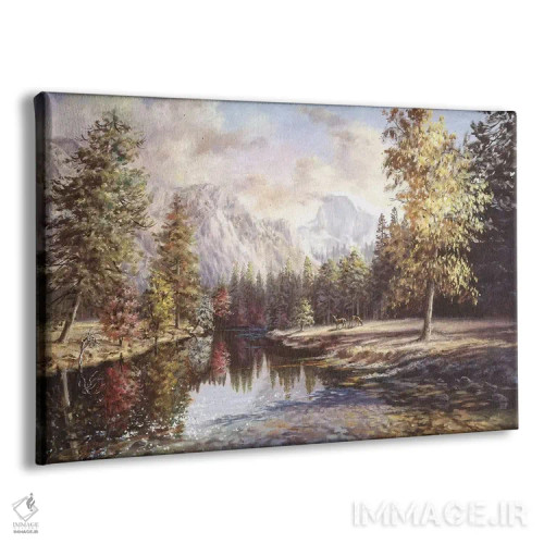 تابلو سیراهای بلند (کوهستان) اثر نیکی بومه - نمای پرسپکتیو محصول