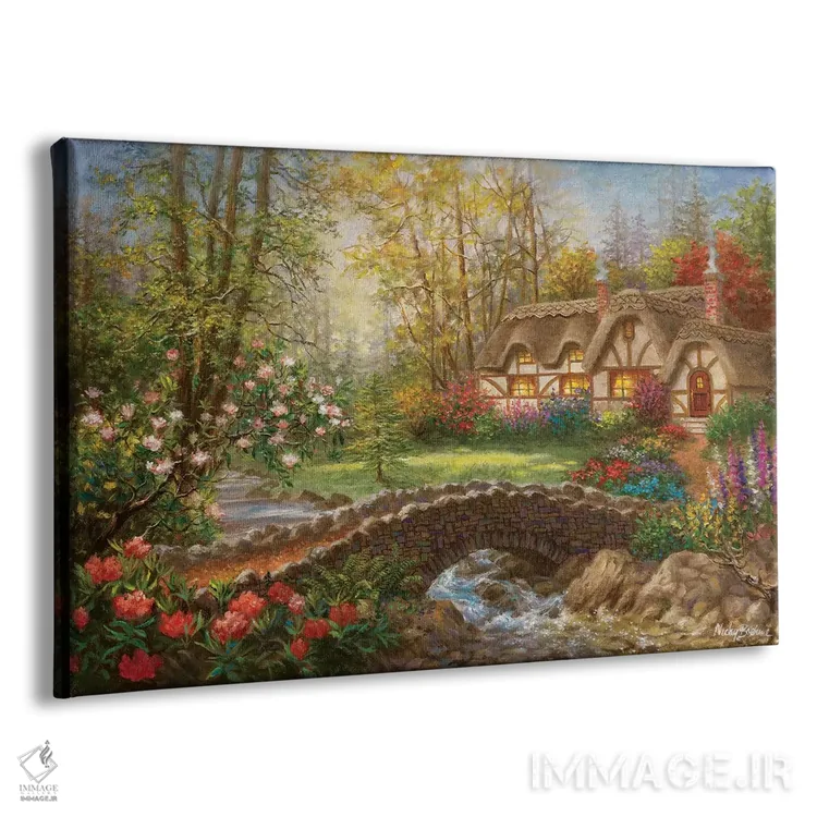 تابلو خانهٔ عزیز من اثر نیکی بومه - نمای پرسپکتیو محصول