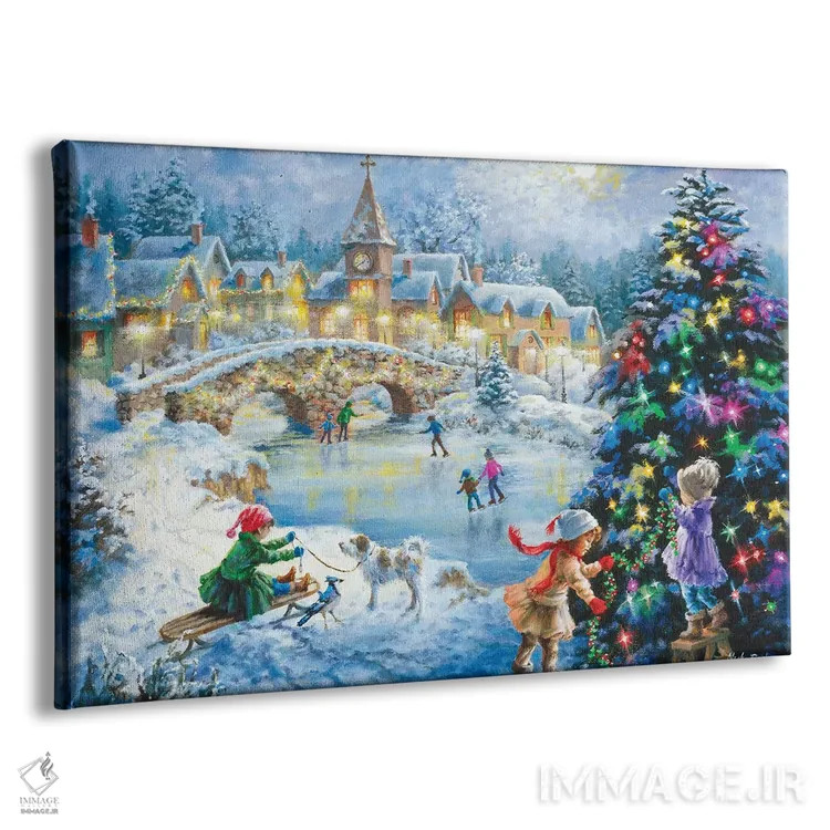 تابلو جشن شاد اثر نیکی بومه - نمای پرسپکتیو محصول