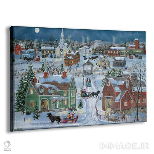 تابلو بازگشت به خانه برای کریسمس اثر باب فِر - نمای پرسپکتیو محصول