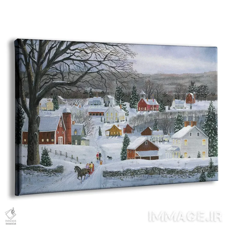 تابلو جادهٔ درهٔ آرام اثر باب فِر - نمای پرسپکتیو محصول