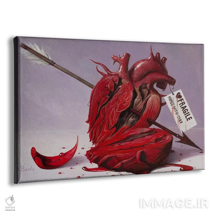 تابلو شکننده: با احتیاط حمل شود اثر آدریان بوردَا - نمای پرسپکتیو محصول