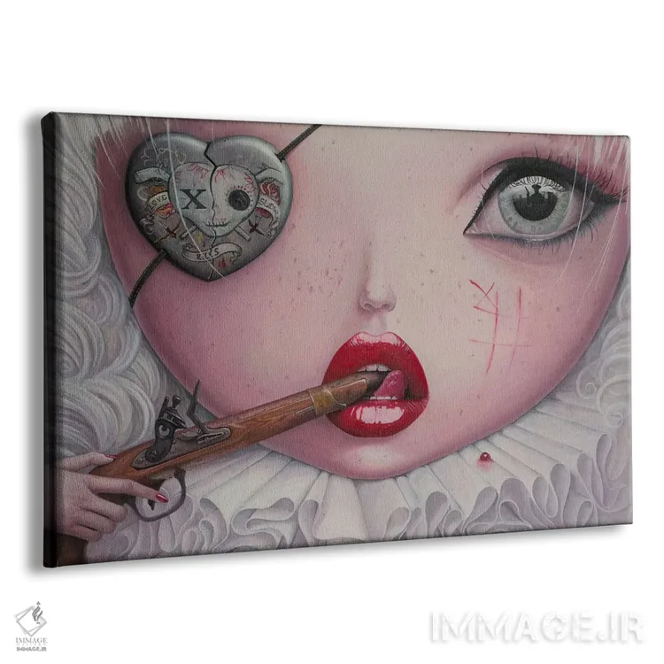 تابلو عشق آهسته میکشد چهار اثر آدریان بوردَا - نمای پرسپکتیو محصول