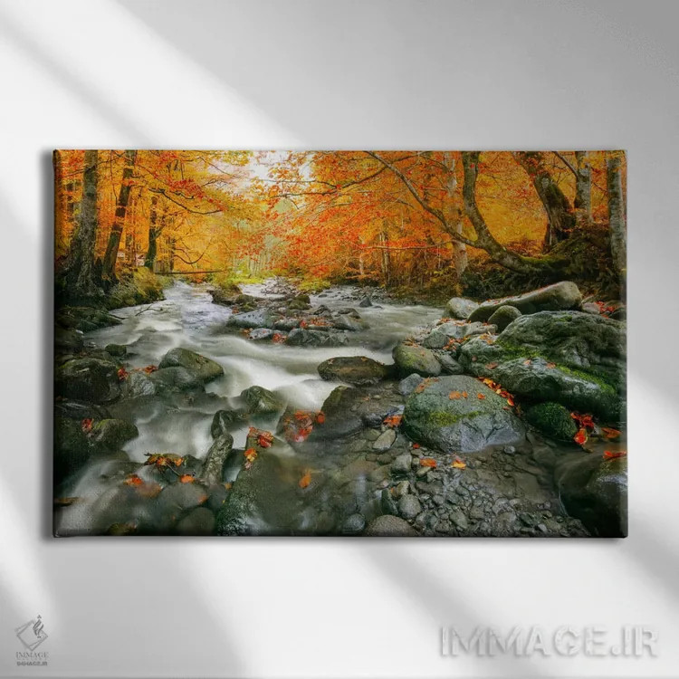 تابلو شتاب به سوی اقیانوس اثر آدریان بوردَا - نمای روبهرو روی دیوار