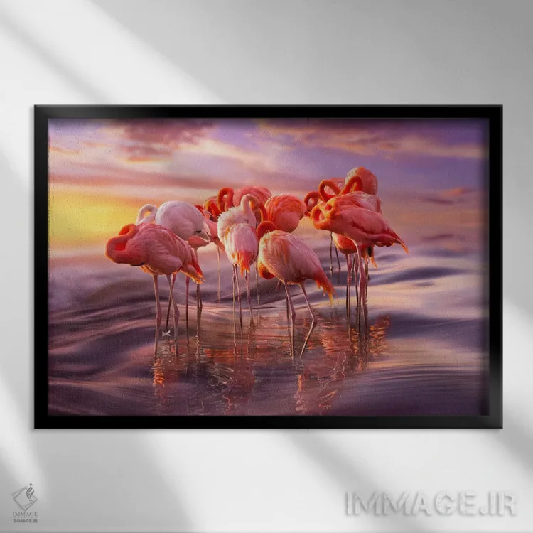 تابلو خواب نیمروزی اثر آدریان بوردَا - نمای قابدار مشکی