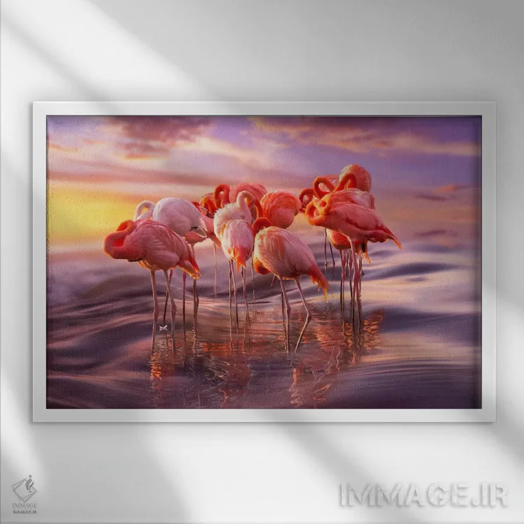 تابلو خواب نیمروزی اثر آدریان بوردَا - نمای قابدار سفید