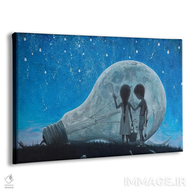 تابلو شبی که ماه را شکستیم اثر آدریان بوردَا - نمای پرسپکتیو محصول