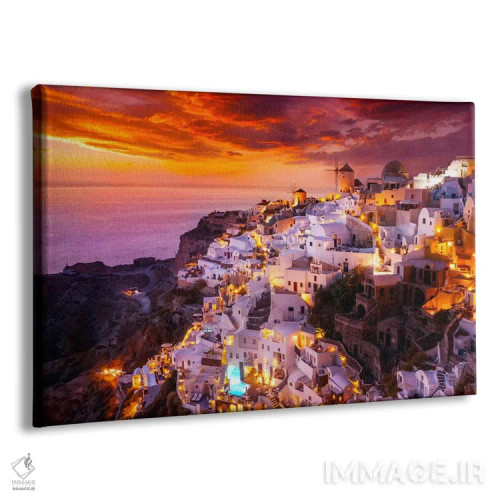 تابلو شهر سفید اثر آدریان بوردَا - نمای پرسپکتیو محصول