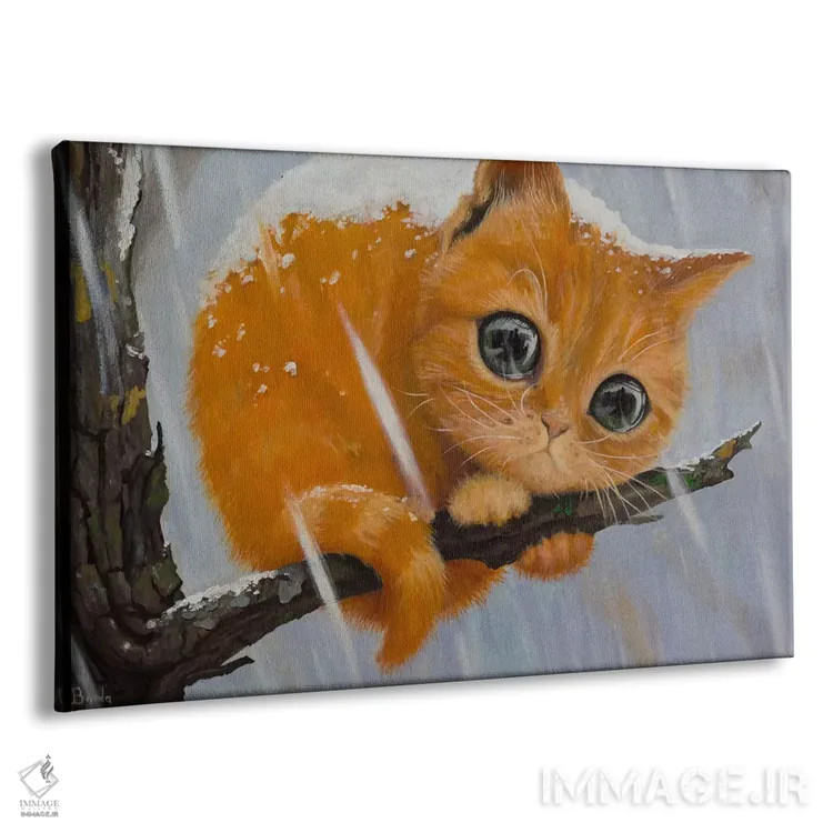 تابلو آیا همیشه تنها خواهم بود؟ اثر آدریان بوردَا - نمای پرسپکتیو محصول