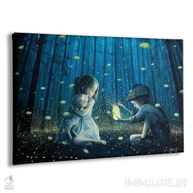 تابلو فانوس جادویی اثر آدریان بوردَا - نمای پرسپکتیو محصول