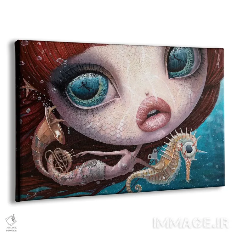 تابلو آواز دریا اثر آدریان بوردَا - نمای پرسپکتیو محصول