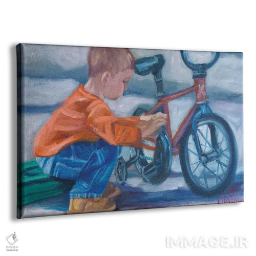 تابلو پسر کو ندارد نشان از پدر اثر مارنی بورک - نمای پرسپکتیو محصول