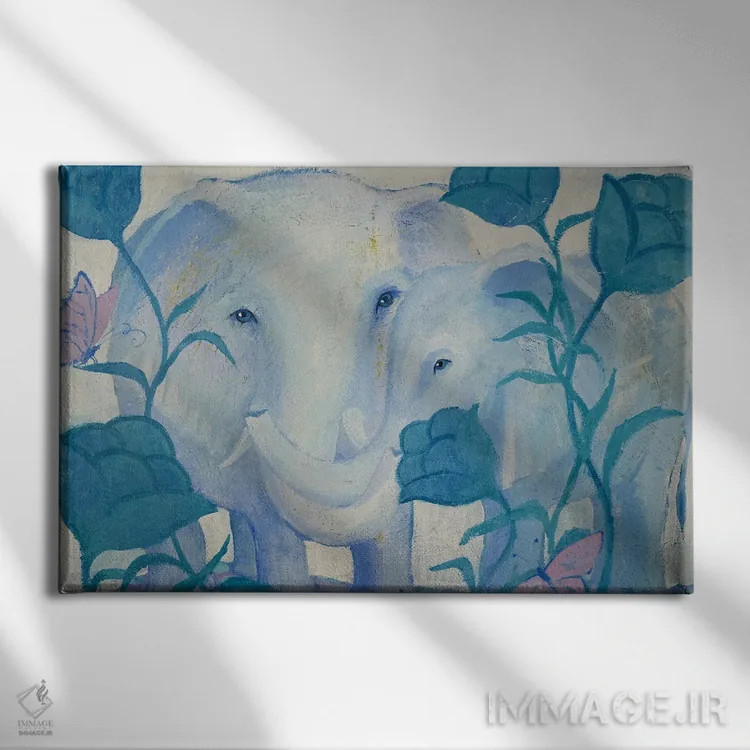 تابلو عشق مادرانه اثر داریا بوریسووا - نمای روبهرو روی دیوار