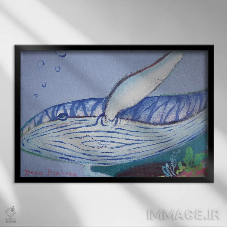 تابلو سلطنتی اثر داریا بوریسووا - نمای قابدار مشکی