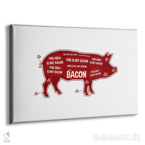تابلو بیکن نیست اثر پرینتهای بنتون پارک (استودیو/گالری هنری) - نمای پرسپکتیو محصول