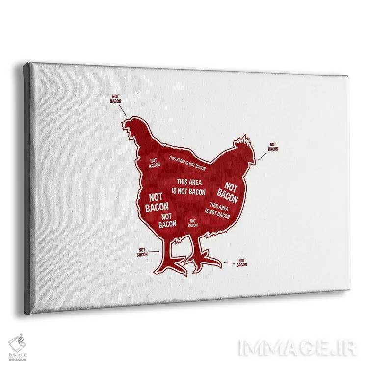 تابلو بیکن نیست اثر پرینتهای بنتون پارک (استودیو/گالری هنری) - نمای پرسپکتیو محصول