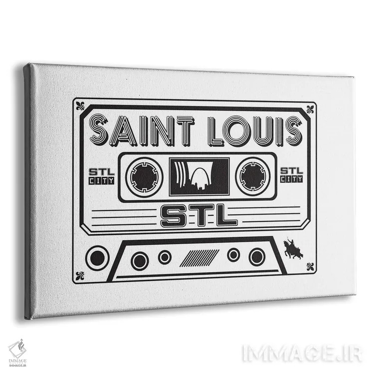 تابلو کاست سنت لوئیس اثر پرینتهای بنتون پارک (استودیو/گالری هنری) - نمای پرسپکتیو محصول