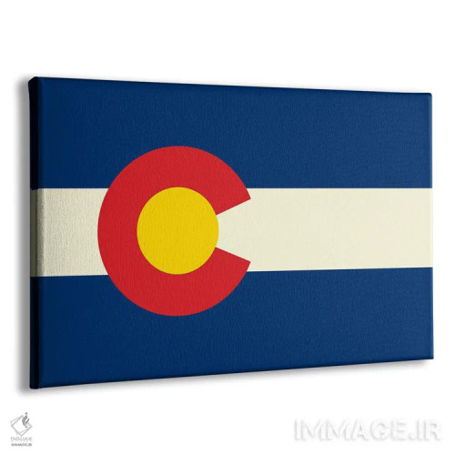 تابلو پرچم کلرادو اثر پرینتهای بنتون پارک (استودیو/گالری هنری) - نمای پرسپکتیو محصول