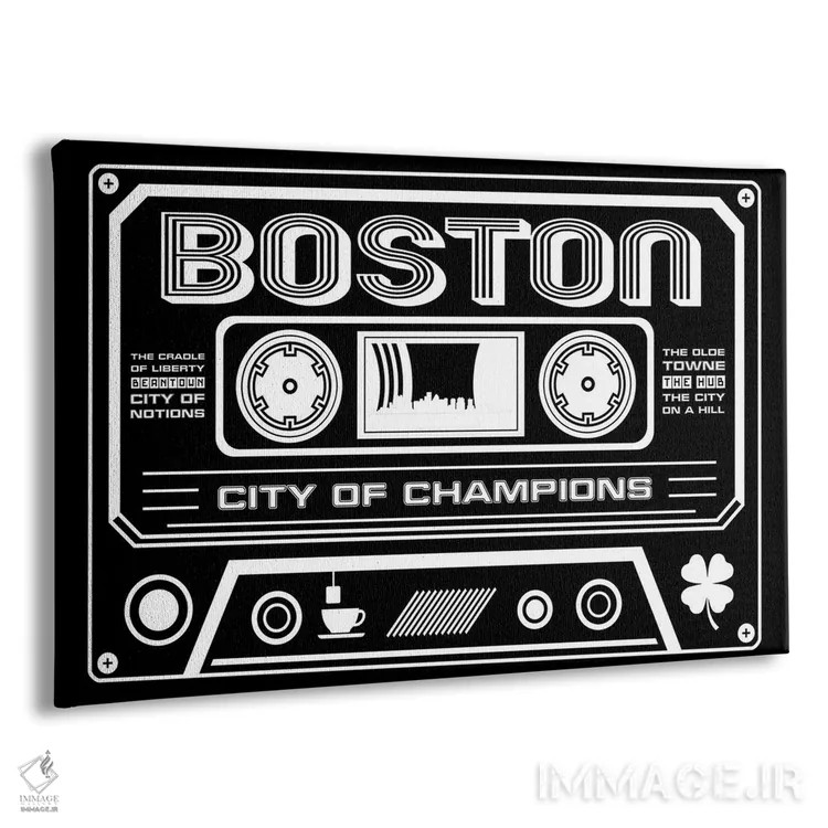 تابلو کاست بوستون اثر پرینتهای بنتون پارک (استودیو/گالری هنری) - نمای پرسپکتیو محصول