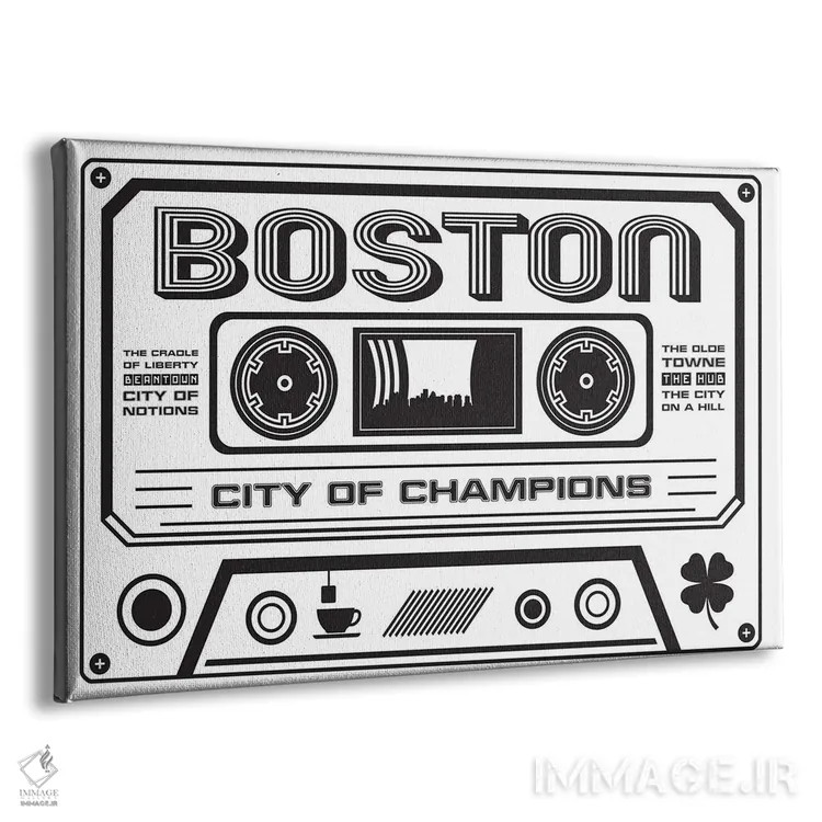تابلو کاست بوستون اثر پرینتهای بنتون پارک (استودیو/گالری هنری) - نمای پرسپکتیو محصول