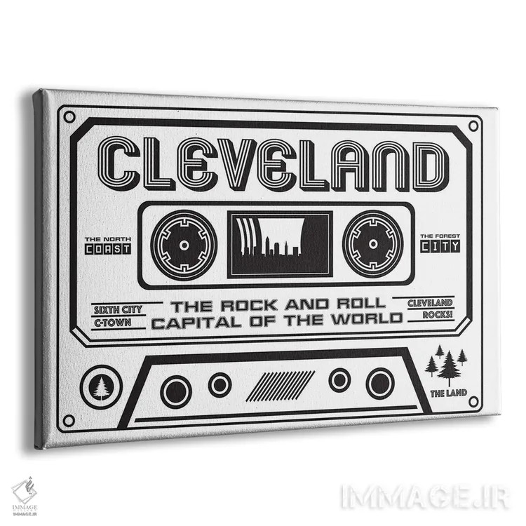 تابلو کاست کلیولند اثر پرینتهای بنتون پارک (استودیو/گالری هنری) - نمای پرسپکتیو محصول