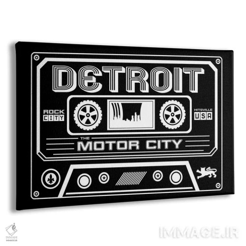 تابلو کاست دیترویت اثر پرینتهای بنتون پارک (استودیو/گالری هنری) - نمای پرسپکتیو محصول
