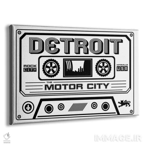تابلو کاست دیترویت اثر پرینتهای بنتون پارک (استودیو/گالری هنری) - نمای پرسپکتیو محصول