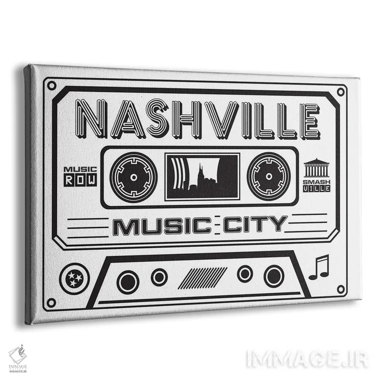 تابلو کاست نشویل اثر پرینتهای بنتون پارک (استودیو/گالری هنری) - نمای پرسپکتیو محصول