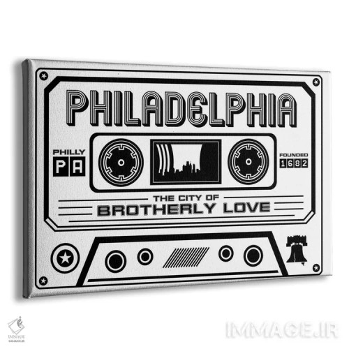 تابلو کاست فیلادلفیا اثر پرینتهای بنتون پارک (استودیو/گالری هنری) - نمای پرسپکتیو محصول
