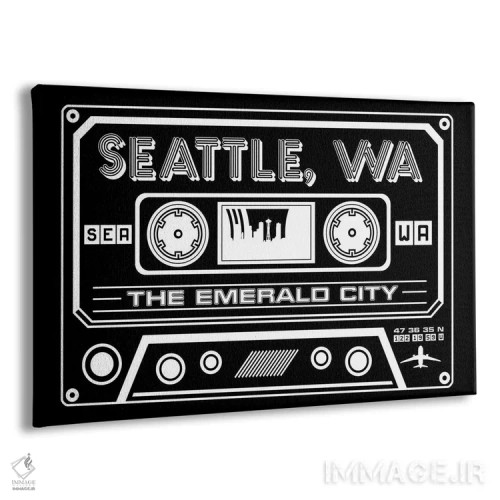 تابلو کاست سیاتل اثر پرینتهای بنتون پارک (استودیو/گالری هنری) - نمای پرسپکتیو محصول